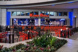 The Kona Grill celebrates American cooking with the incorporation of flavors from around the world.