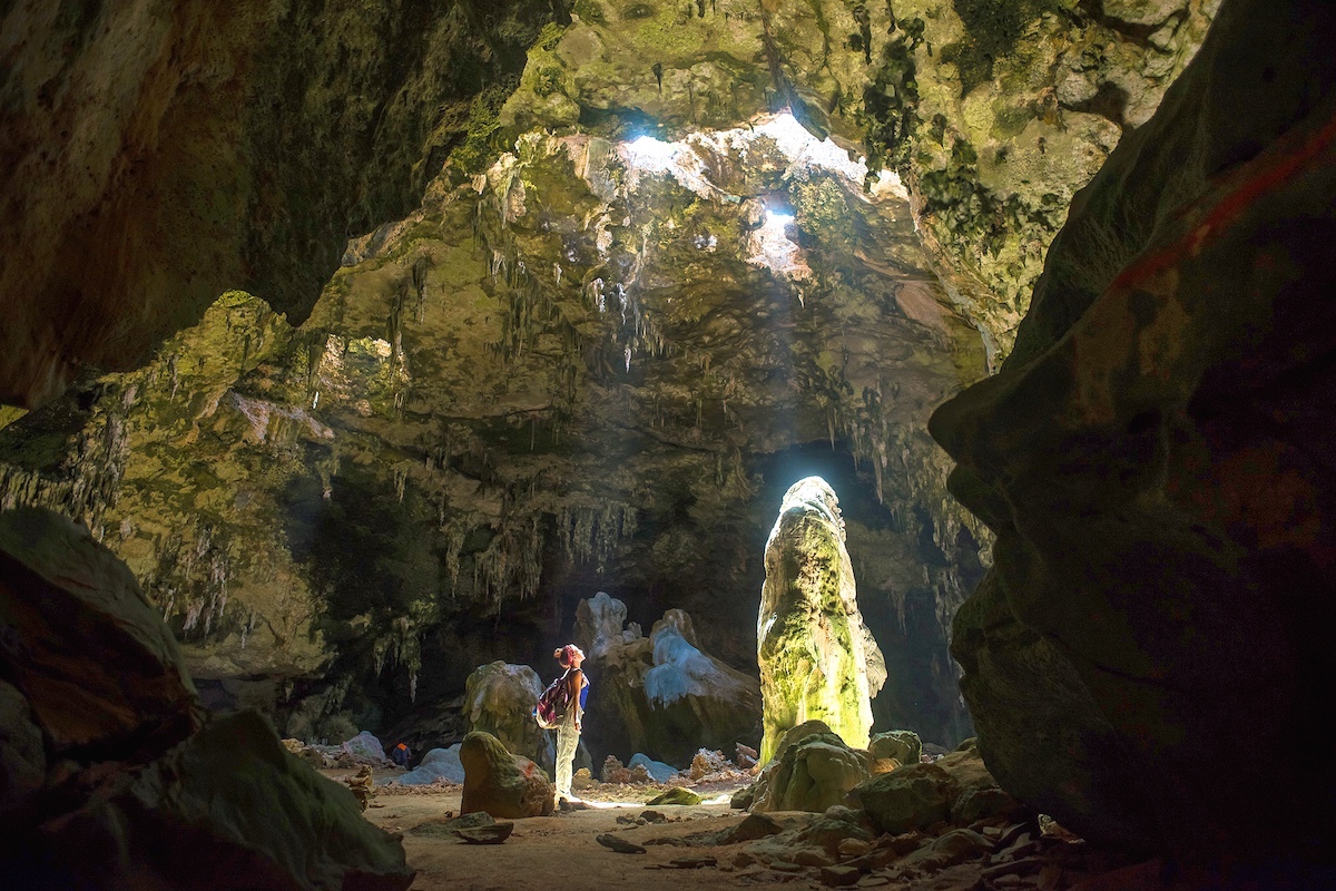 Puerto Rico Mona Island Lirio Cave PR