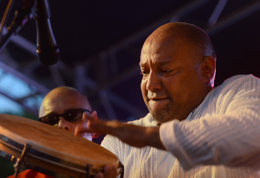 Tito Matos is the leader of the band, Viento de Agua.