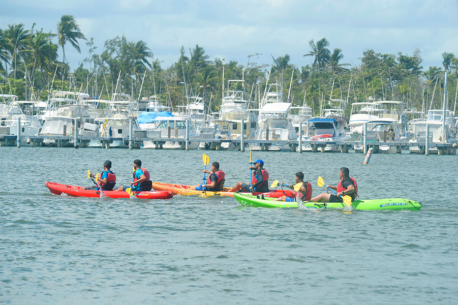 Kayak rentals are done through the micro-enterprise, AcuaNatura.